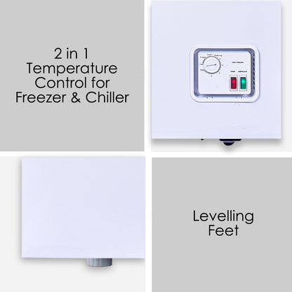 100L Chest Freezer CFC Free, Chiller & Freezer (PPFZ100) White