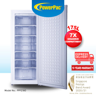 175L Chest Freezer, Upright freezer, Freestanding Freezer 175L (PPFZ180)