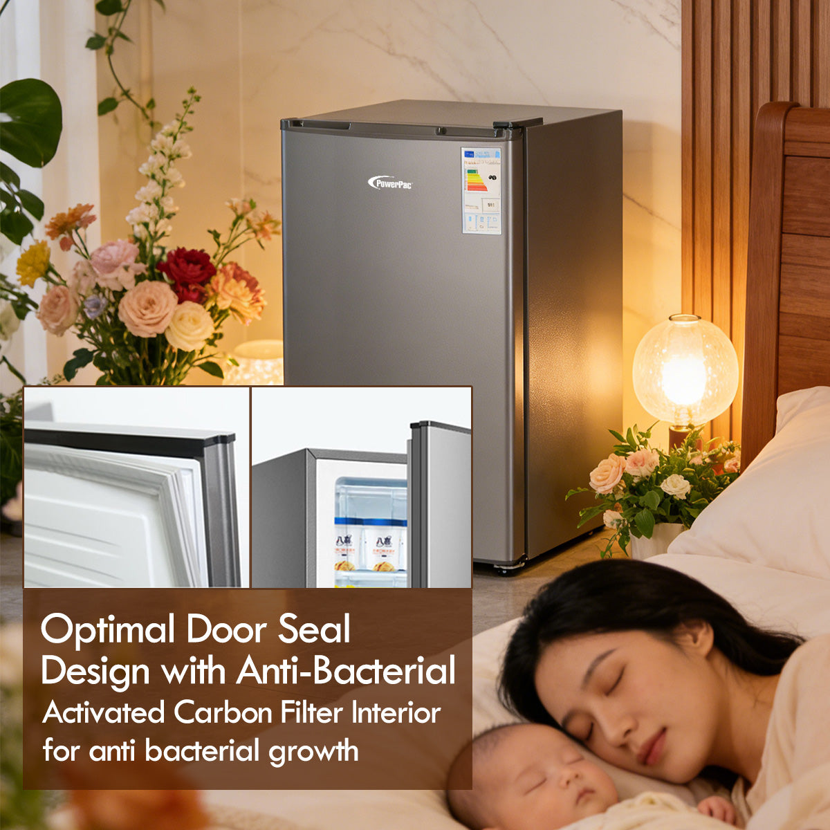 Chest freezer, Mini freezer, Hygienic, Freezer for Breast Milk 60L (PPFZ60)