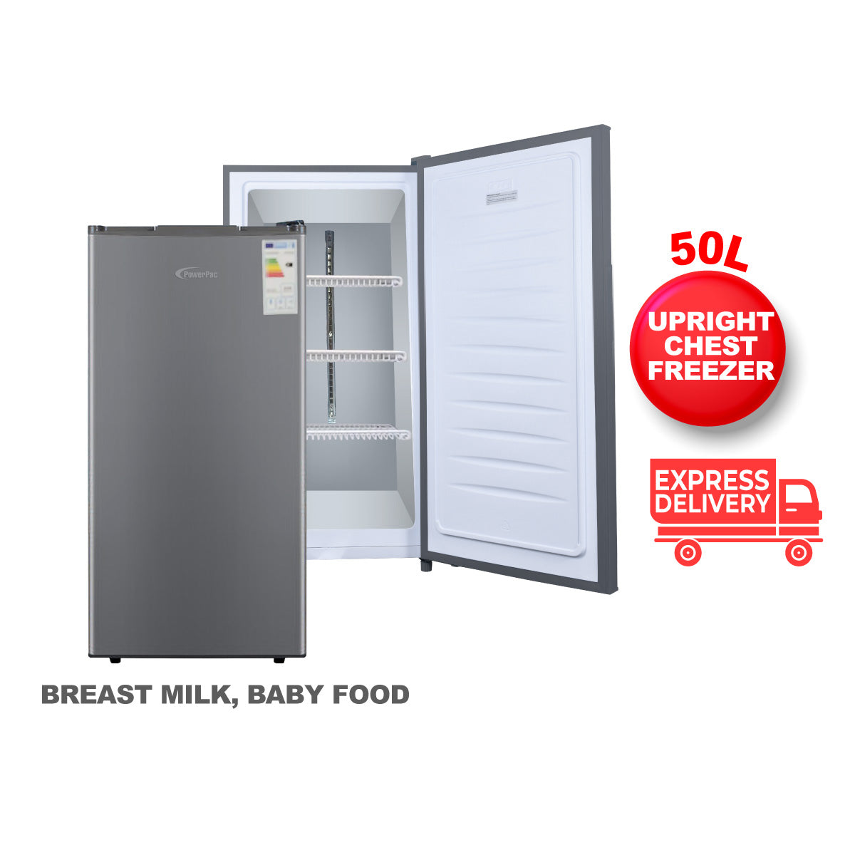 Chest freezer, Mini freezer, Freezer for Milk 60L (PPFZ60)