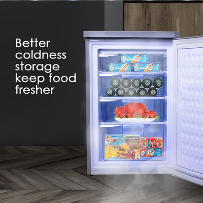 90L Chest, Upright, Freestanding Freezer (PPFZ99) Black