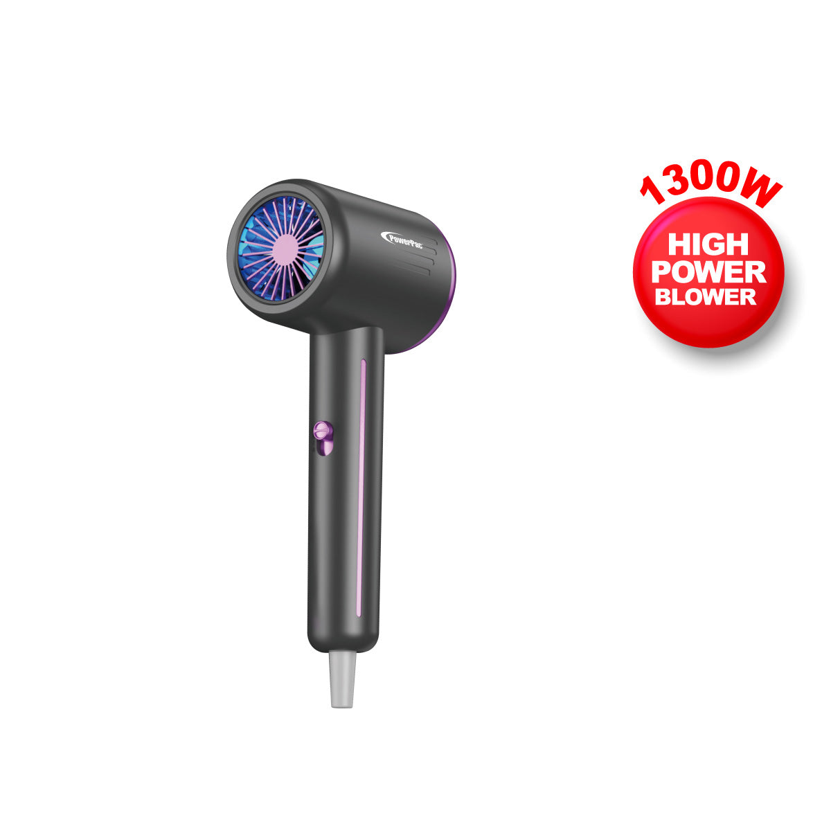 High Speed Hair Dryer 1300W (PPH1200A) Gray