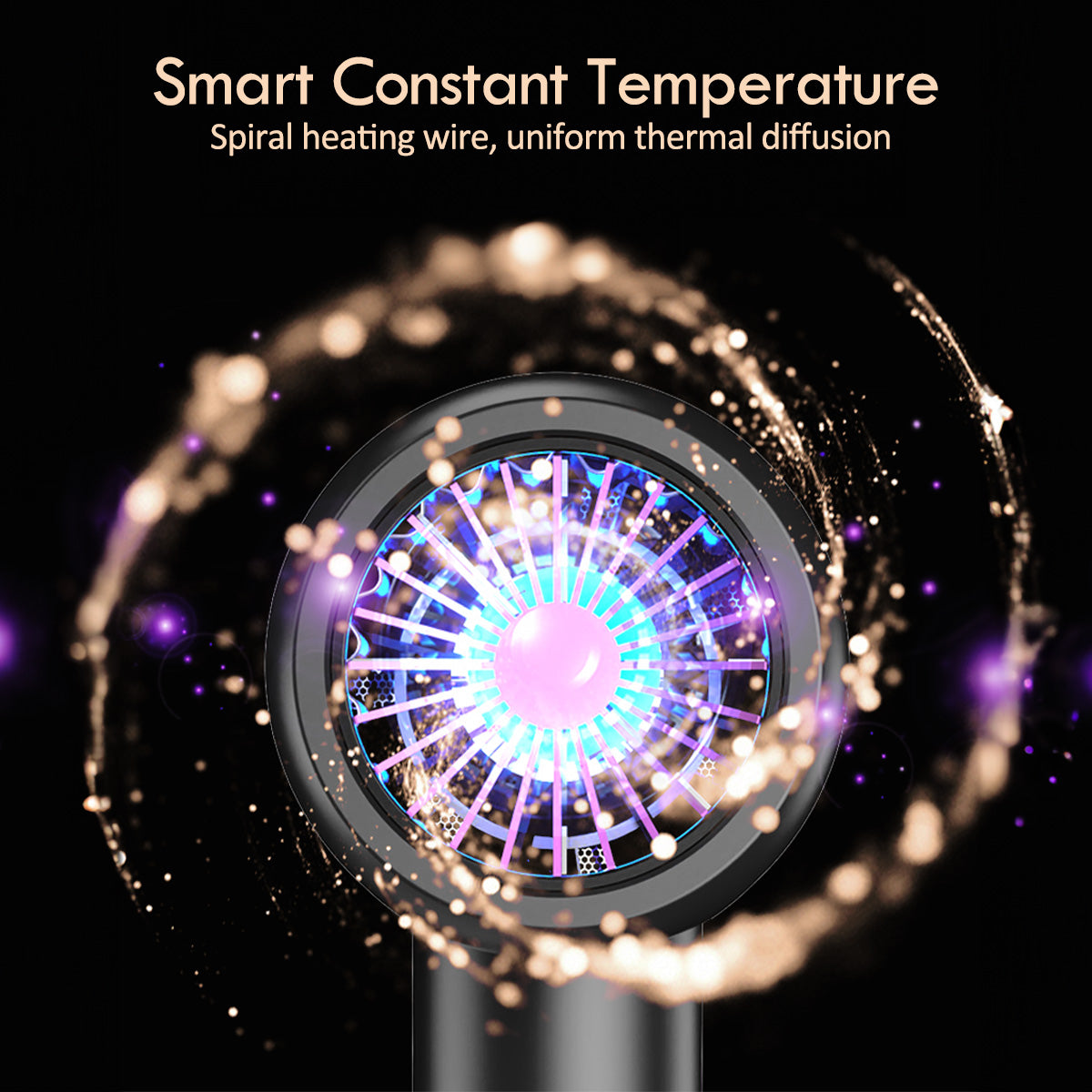 High Speed Hair Dryer, Foldable Hair Dryer, 1300W (PPH1200A) Pink