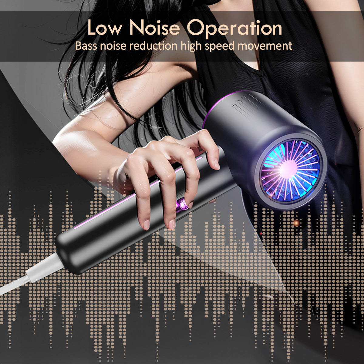 High Speed Hair Dryer, Foldable Hair Dryer, 1300W (PPH1200A) Pink