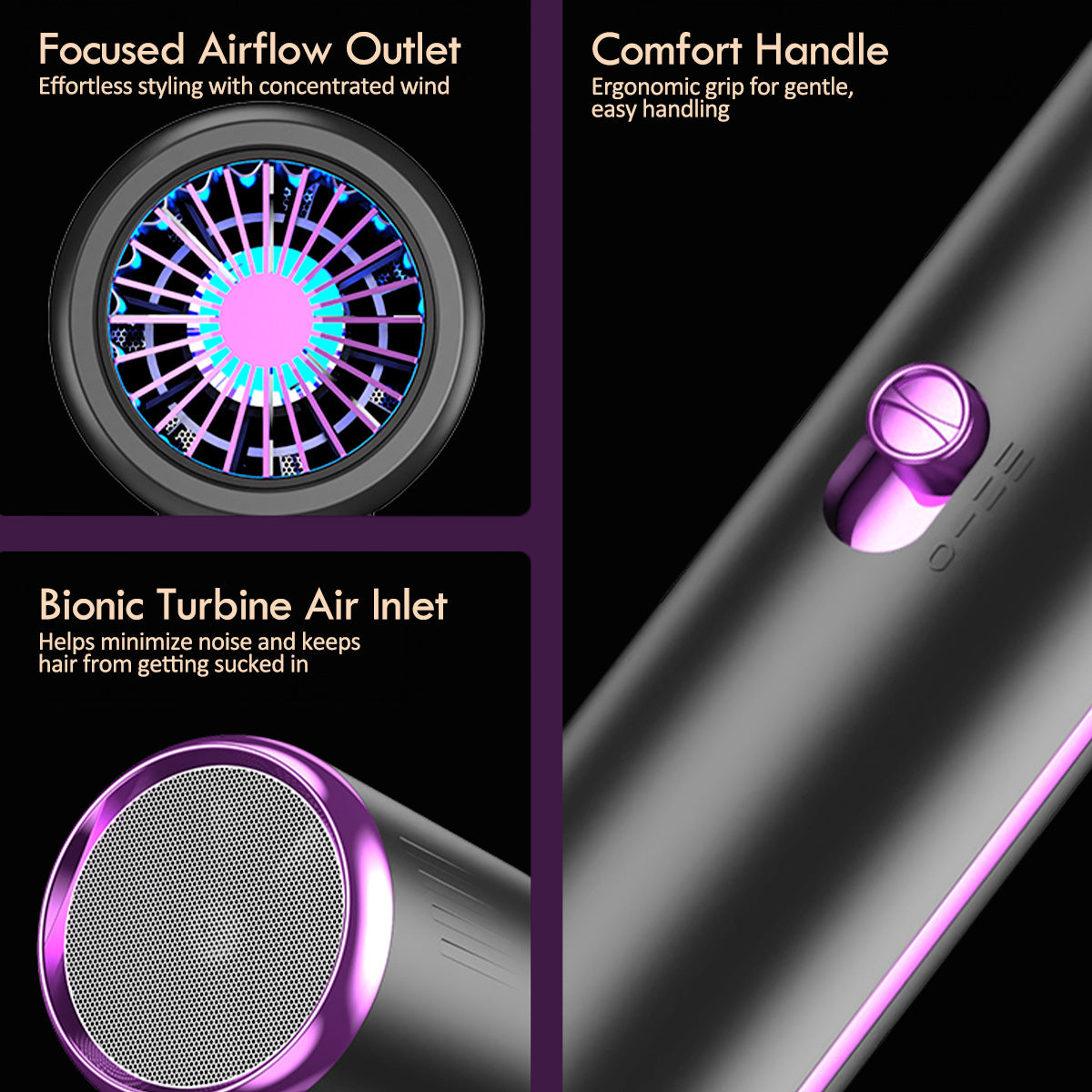 High Speed Hair Dryer, Foldable Hair Dryer, 1300W (PPH1200A) Pink