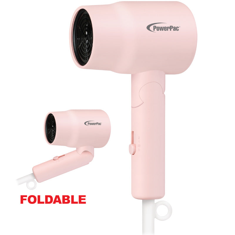 Hair Dryer with 2 Speed Selector and Foldable (PPH1300)