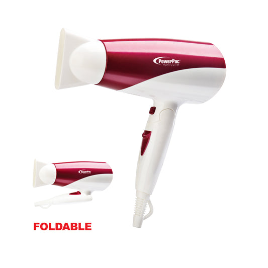 Hair Dryer with cool air, Foldable Hair Dryer 1600W (PPH1600)