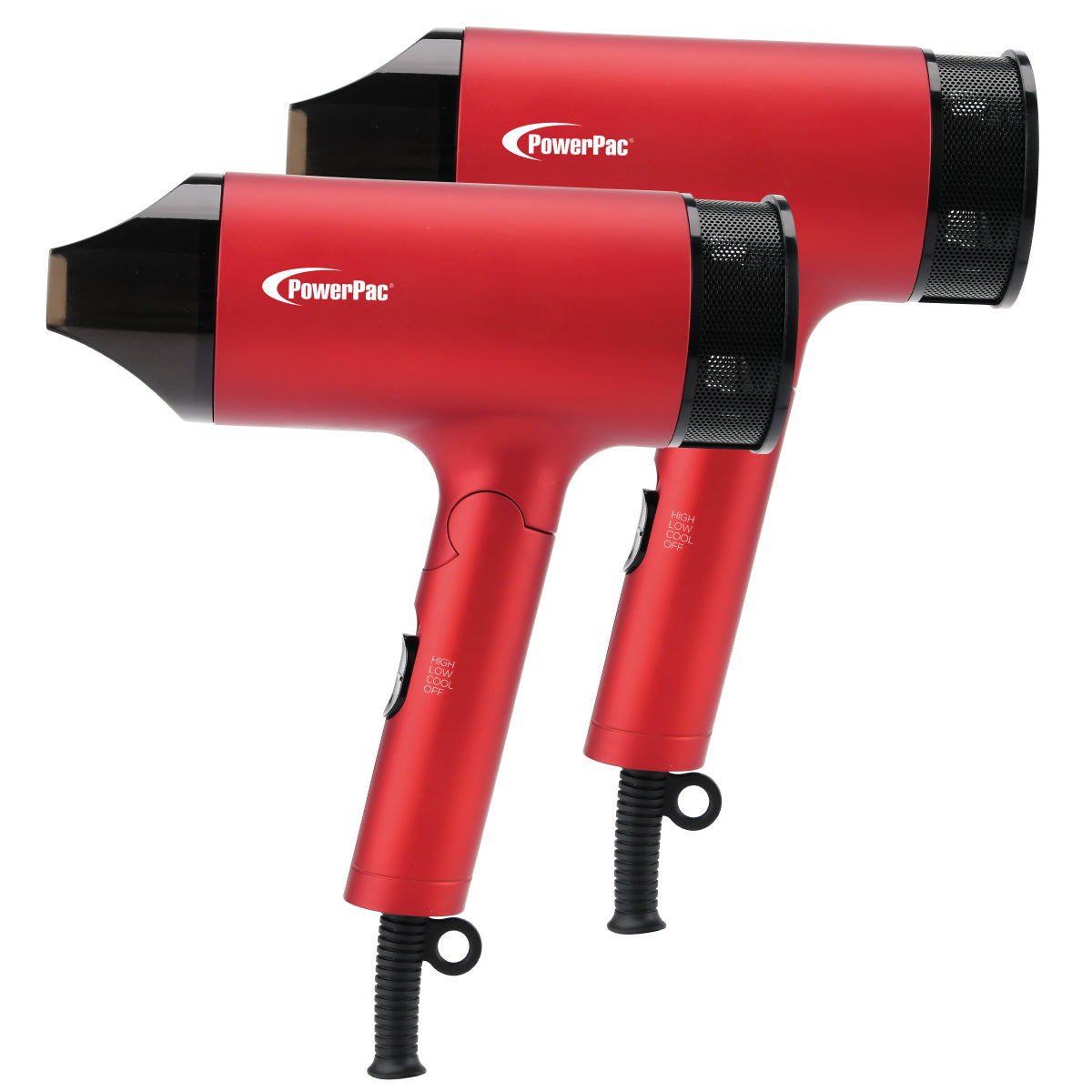 PowerPac Turbo Hair Dryer with cool air, Foldable Hair Dryer 1600W (PPH1600A)