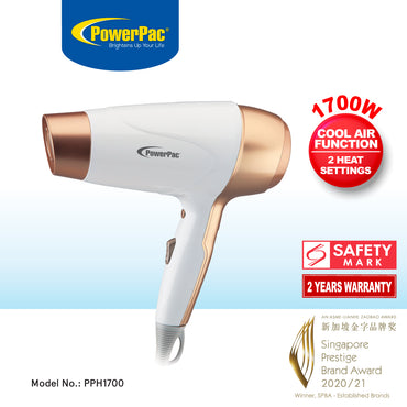 Hair Dryer with cool air, High Speed Hair Dryer1700W (PPH1700)