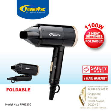 Hair Dryer, Travel Hair Dryer, Foldable Hari Dryer (PPH2200)