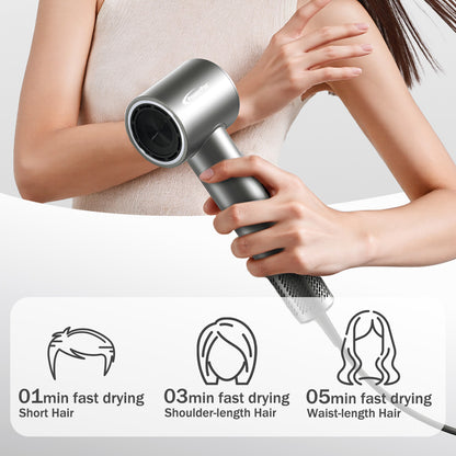 Hair Dryer with cool air, High Speed Hair Dryer, 1600W (PPH2858) GREY