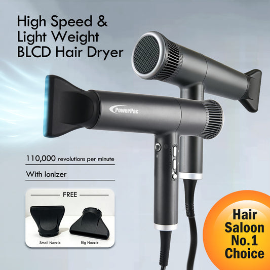 High Speed Hair Dryer with cool air, Ionic Blow Dryer 1800W (PPH2878)