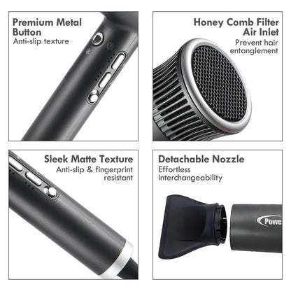 High Speed Hair Dryer with cool air, Ionic Blow Dryer 1800W (PPH2878)