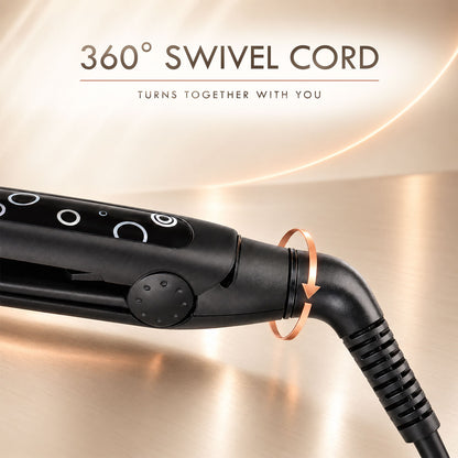PowerPac Electric Hair Straightener with Quick heat up, 5 Temperature settings & neon indicator (PPH5130A)