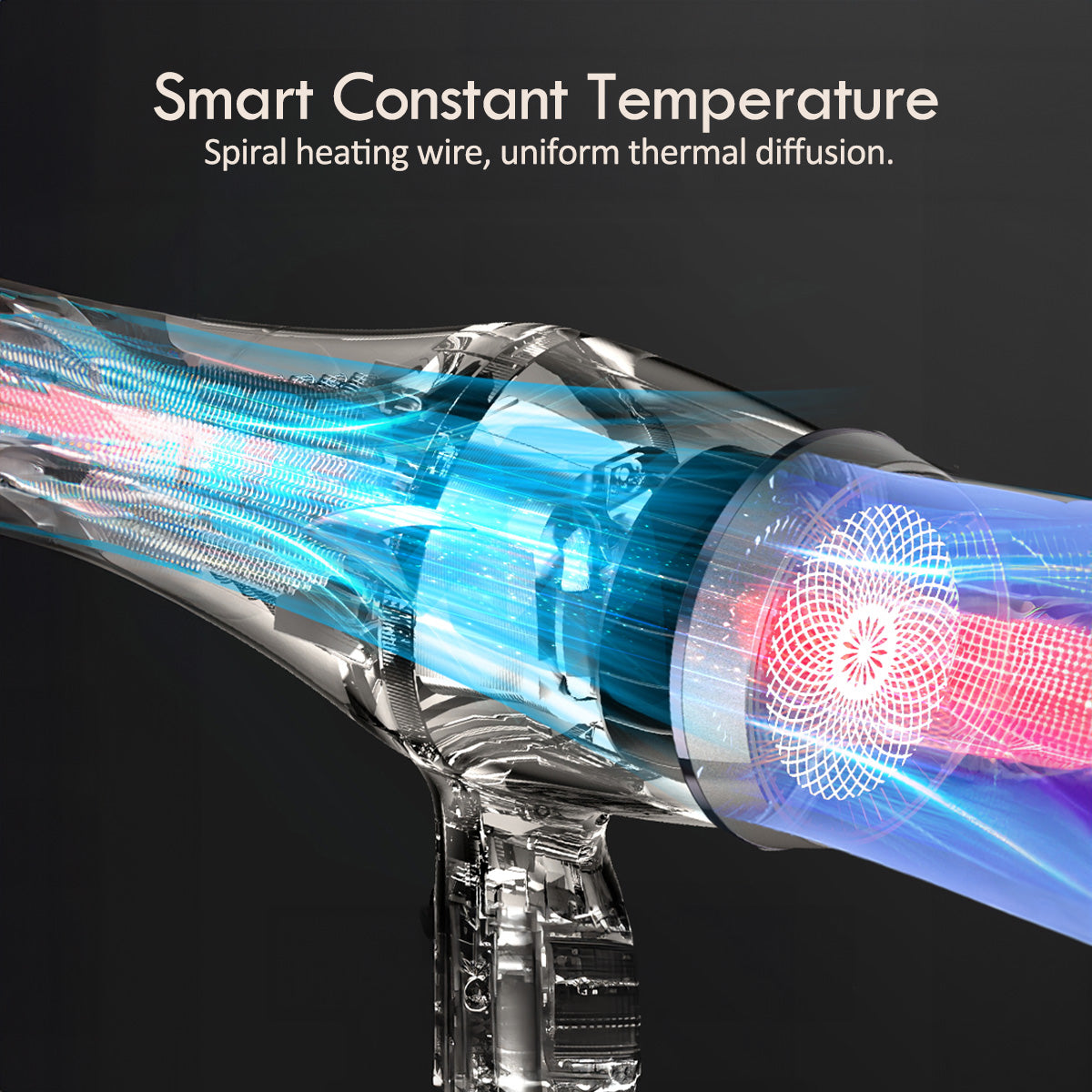 DC High Speed Hair Dryer with cool air, Professional Hair Dryer, 2300W (PPH9030A)