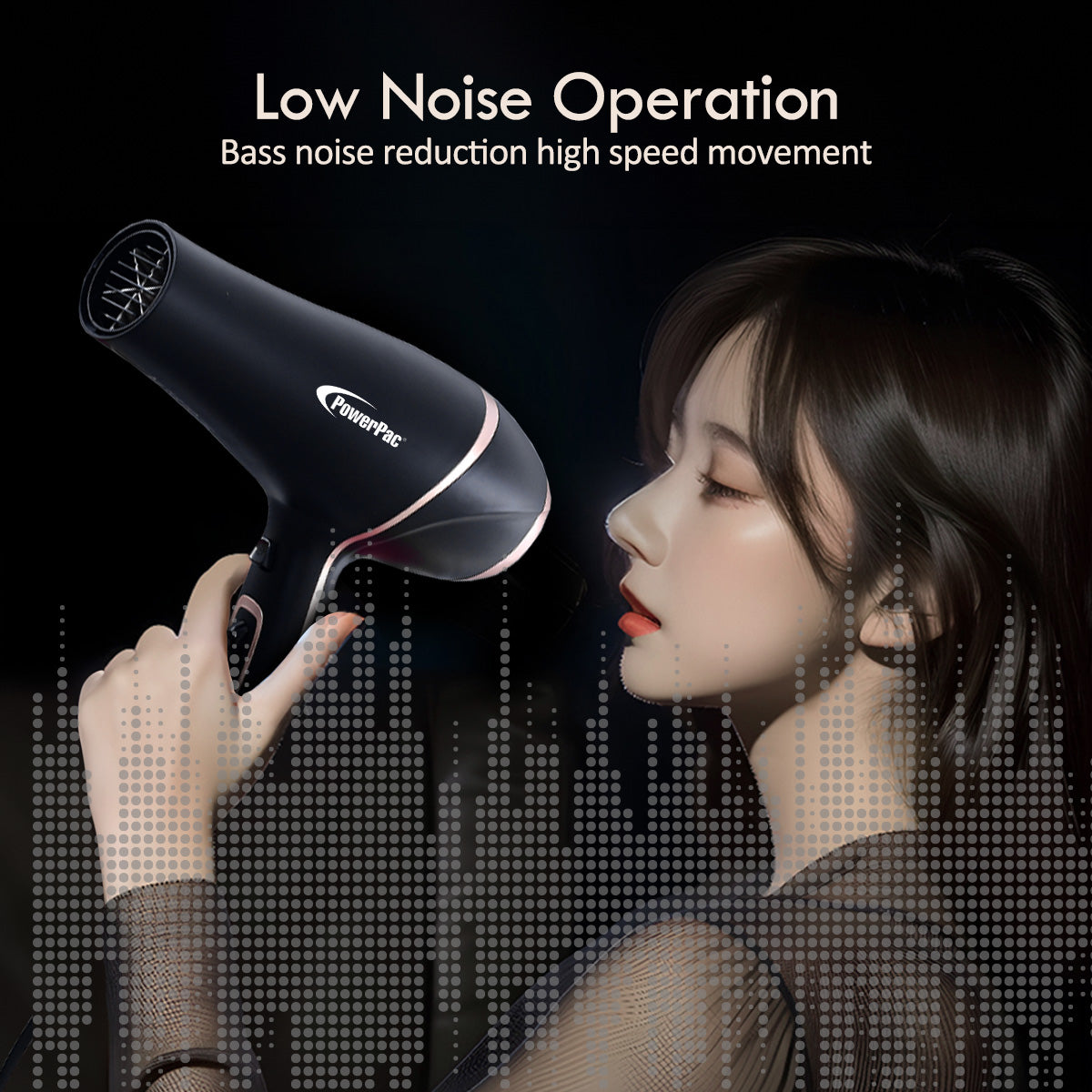 DC High Speed Hair Dryer with cool air, Professional Hair Dryer, 2300W (PPH9030A)