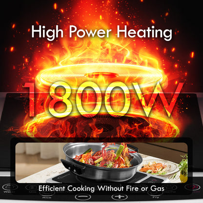 Induction Cooker Steamboat with Stainless Steel Pot & Overheat Protection (PPIC848)