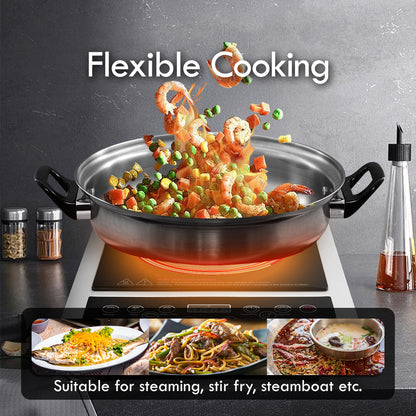 Induction Cooker Steamboat with Stainless Steel Pot & Overheat Protection (PPIC848)