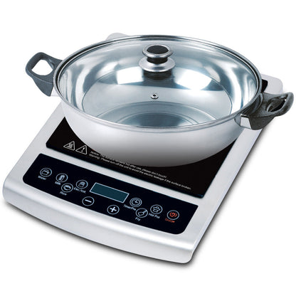 Induction Cooker Steamboat with Stainless Steel Pot + Stainless Steel Steamer (PPIC848+ Steamer)