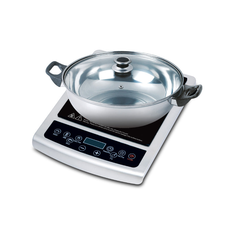 Induction Cooker Steamboat with Stainless Steel Pot & Overheat Protection (PPIC848+ YY Pot)