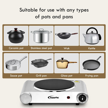 Single Stove, Ceramic Cooker, Infrared Cooker, Any Pot Cooker 1250W (PPIC861)