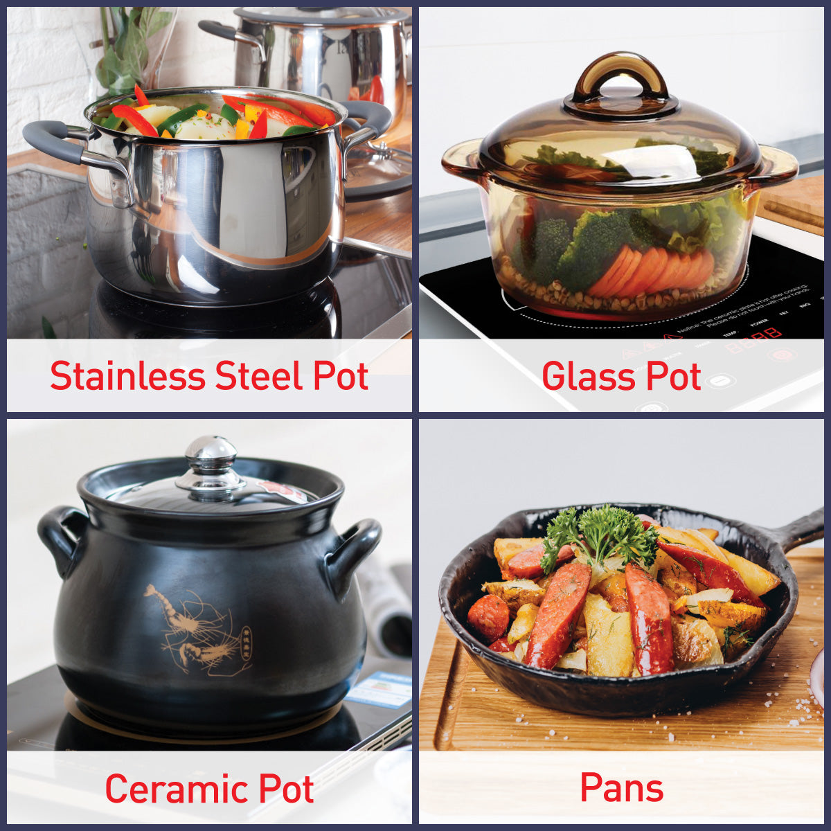 Single Stove, Ceramic Cooker, Infrared Cooker, Any Pot Cooker 1250W (PPIC861)