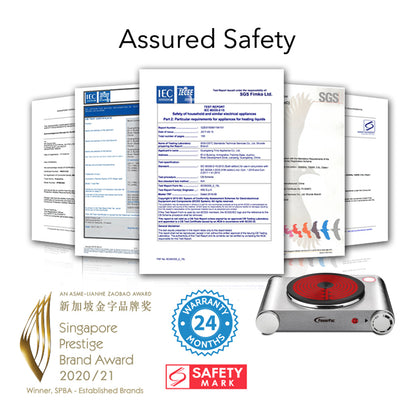 Single Stove, Ceramic Cooker, Infrared Cooker, Any Pot Cooker 1250W (PPIC861)