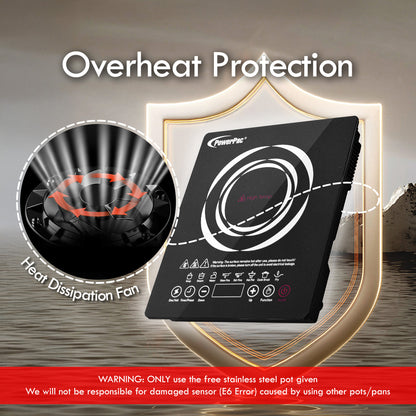 Steamboat Induction Cooker with Stainless Steel Pot (PPIC888A)