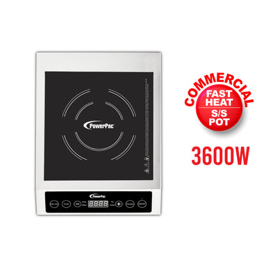 Induction Cooker (Commercial), High Power Induction Cooker, Fast Heat Induction Cooker 3600W (PPIC889)