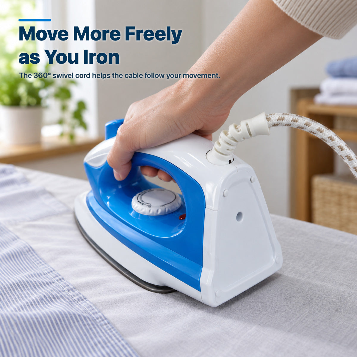 PowerPac Dry Iron with Spray and Non Stick Plate (PPIN1000)