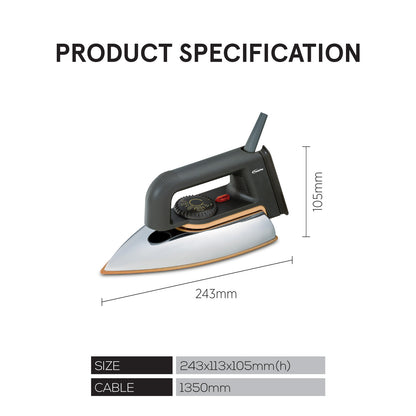 Dry Iron with Temperature control 0.7KG (PPIN1121)