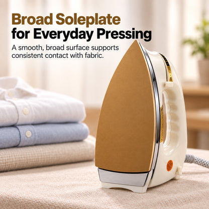 PowerPac 1.5KG Heavy Dry Iron with Temperature control (PPIN1127)