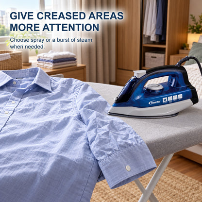 PowerPac Steam Iron with Spray, Non Stick Plate (PPIN1200)