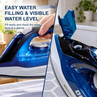 PowerPac Steam Iron with Spray, Non Stick Plate (PPIN1200)