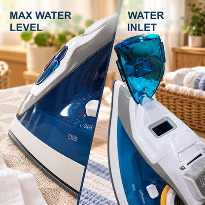 PowerPac Steam Iron with Ceramic Soleplate, Heavy Duty Iron, Non Stick Iron (PPIN2400)