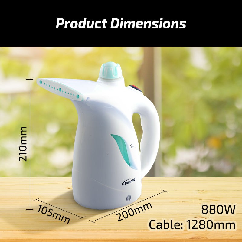 Portable handheld garment steamer (PPIN627)