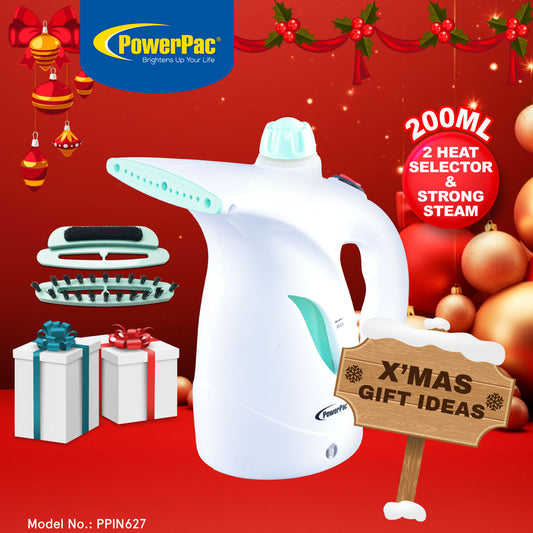 Portable handheld garment steamer (PPIN627)