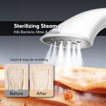 Garment Steamer With 2 Heat Selector 2.7L Water Tank (PPIN655)