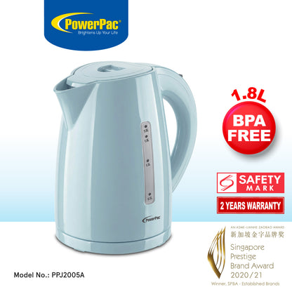 Electric Kettle Jug, Cordless Kettle 1.8L (PPJ2005A)