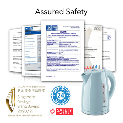 Electric Kettle Jug, Cordless Kettle 1.8L (PPJ2005A)