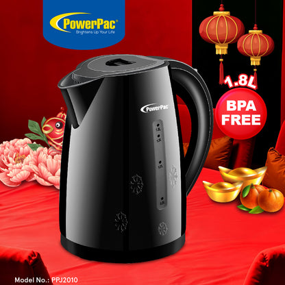 Electric Kettle Jug, Cordless Kettle 1.8L (PPJ2010)