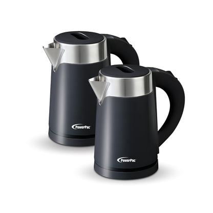 PowerPac Cordless Kettle Jug Kettle 0.6L (PPJ2016BK)