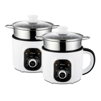 PowerPac Steamboat Multi Cooker 1.5L Non-stick cooker with Food Steamer (PPJ2020)
