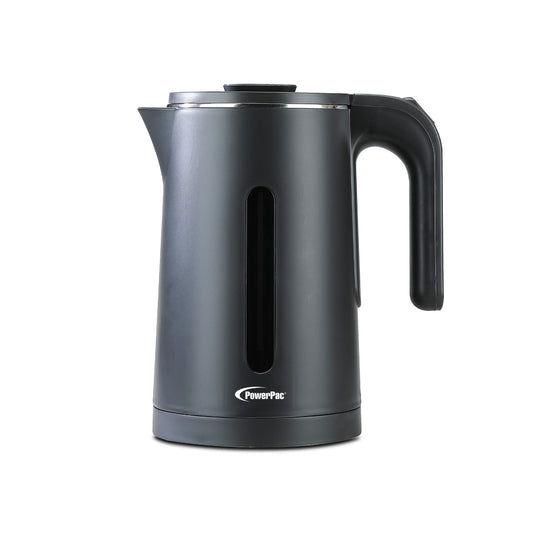 Electric Kettle Jug, Cordless Kettle 1.8L Cool Touch Insulation (PPJ2022) Black