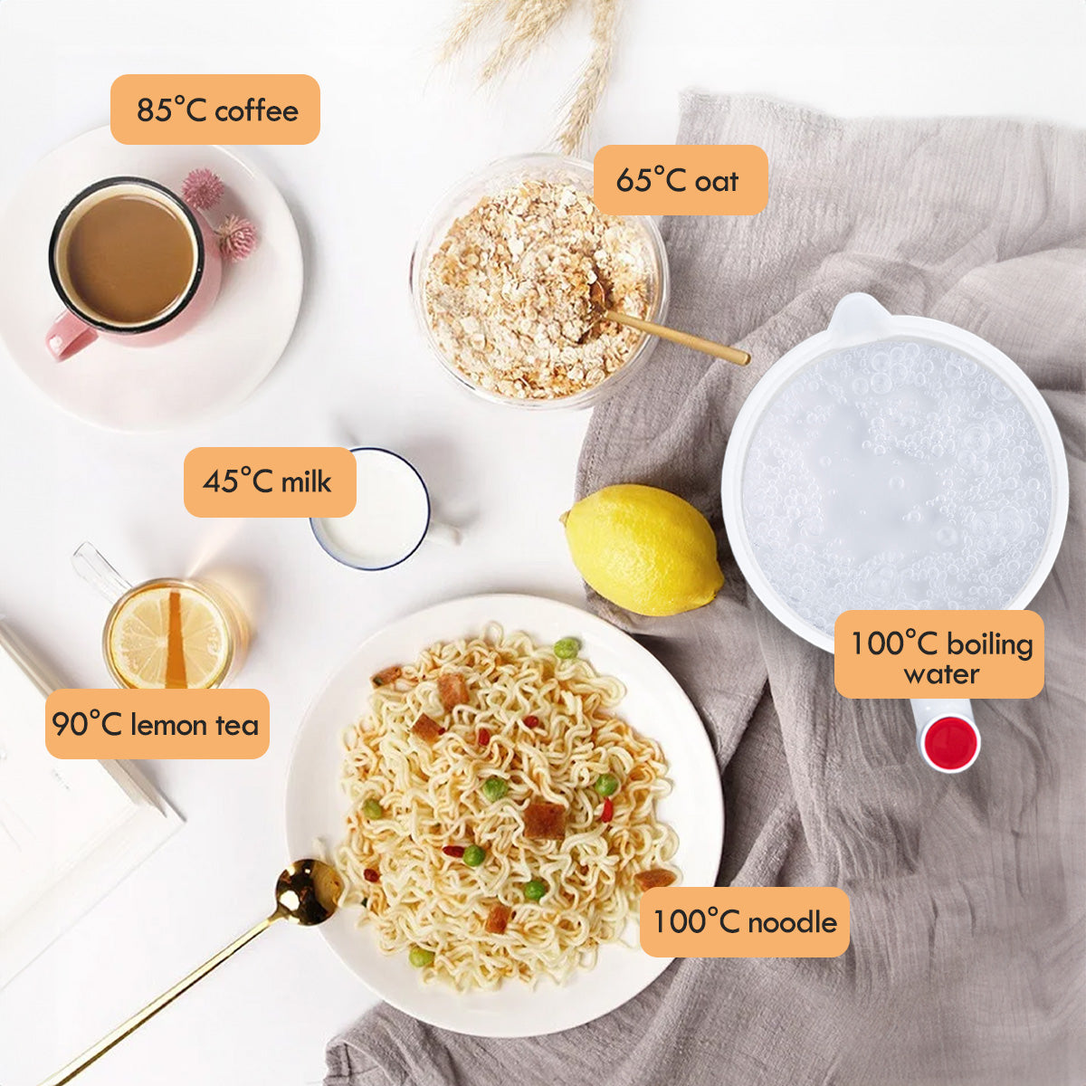 Travel Jug, Universal Kettle Jug, Travel Jug, Foldable Jug, Kettle Jug (PPJ2023)