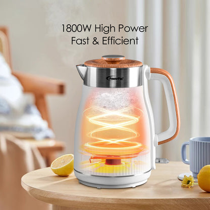 Cordless Kettle Jug, Electric Kettle Jug 1.8L Cool Touch Insulation (PPJ2030WH)