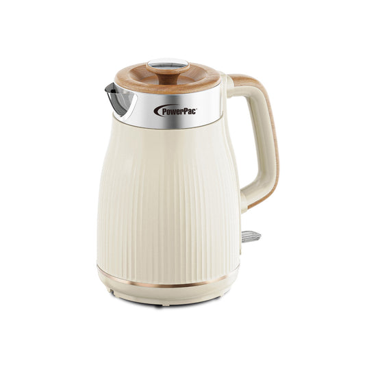 Cordless Kettle Jug, Electric Kettle Jug 1.8L Cool Touch Insulation (PPJ2030)White