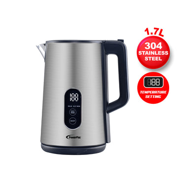 Digital Kettle, Electric Kettle, Cordless Kettle Jug 1.7L Stainless Steel (PPJ2032)