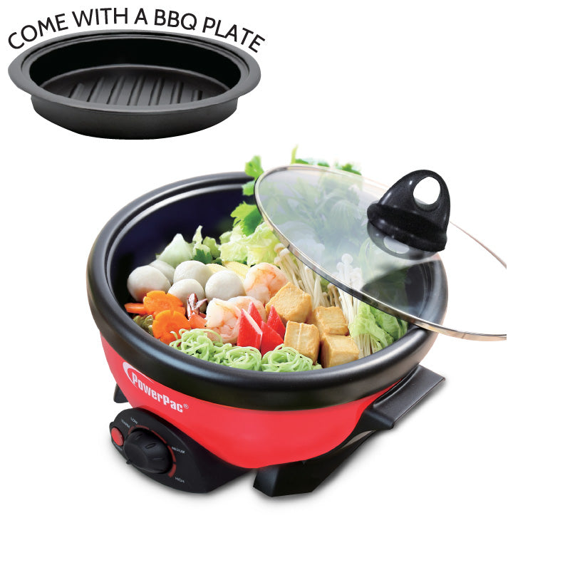 Multi Cooker 2L 2in1 Steamboat/BBQ grill (PPMC181)