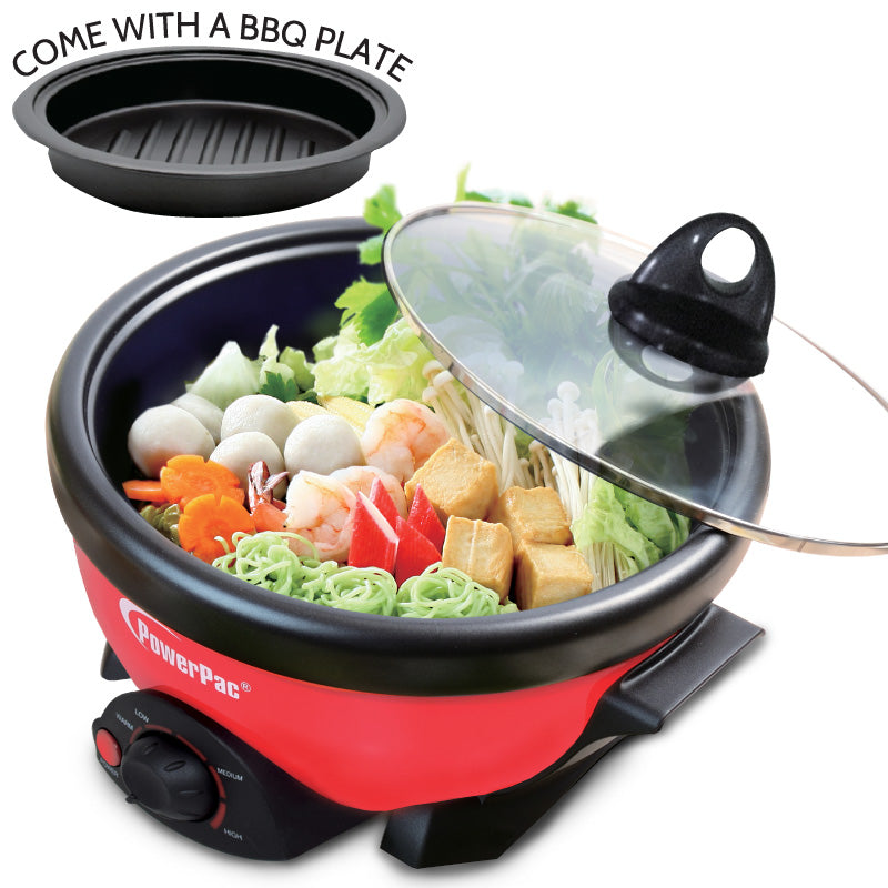 Multi Cooker 1.1L 2in1 Steamboat/BBQ grill (PPMC182)